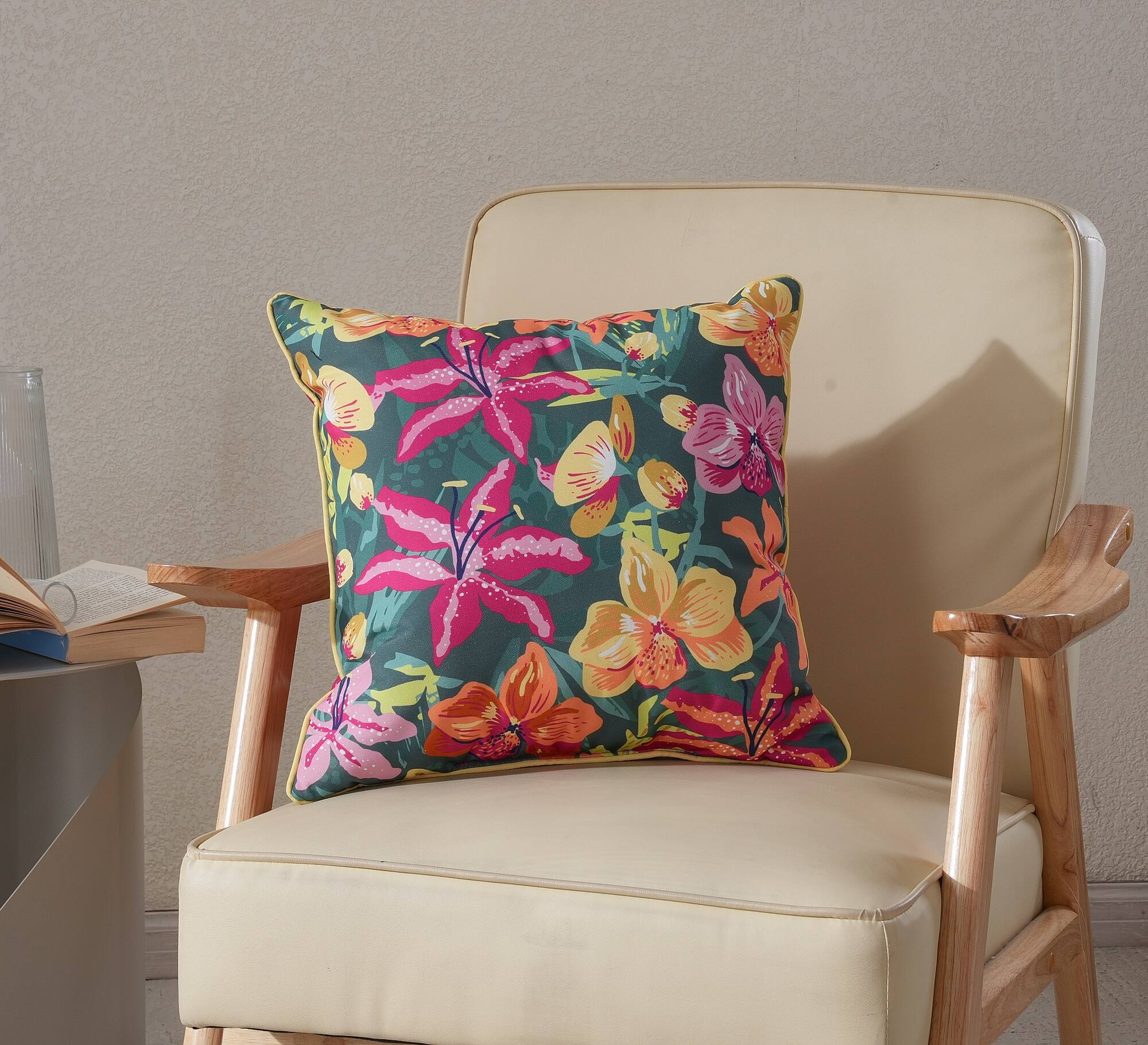 18" Floral Outdoor Pillow by Ashland®